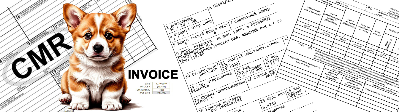 ��������� cmr invoice ��� ������ ����� � ������ ���������